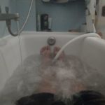 Es blubbert ordentlich wenn die Whirlpoolmatte läuft