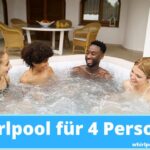 Whirlpool aufblasbar für 4 Personen