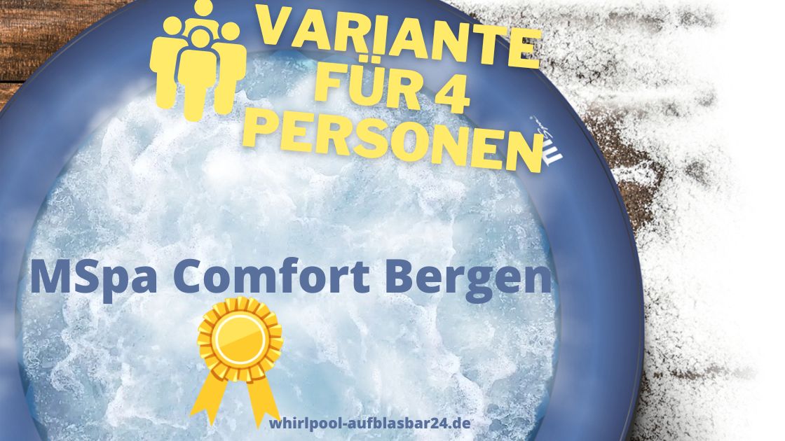 MSpa Comfort Bergen 4 Personen