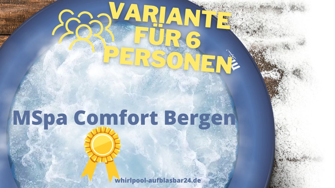 MSpa Comfort Bergen 6 Personen