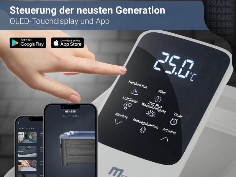 Bequem vom Smartphone aus den Whirlpool steuern