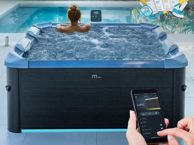 Der MSpa Frame Oslo Whirlpool von Miweba ist ein Hingucker