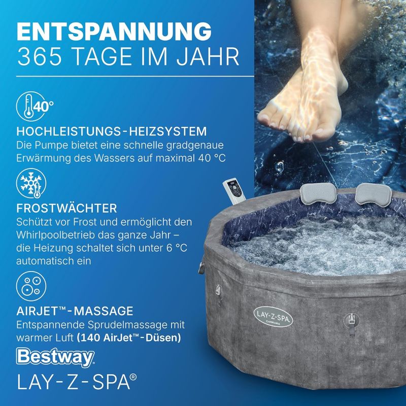 LAY Z SPA Carrara Whirlpool Frostwächter s
