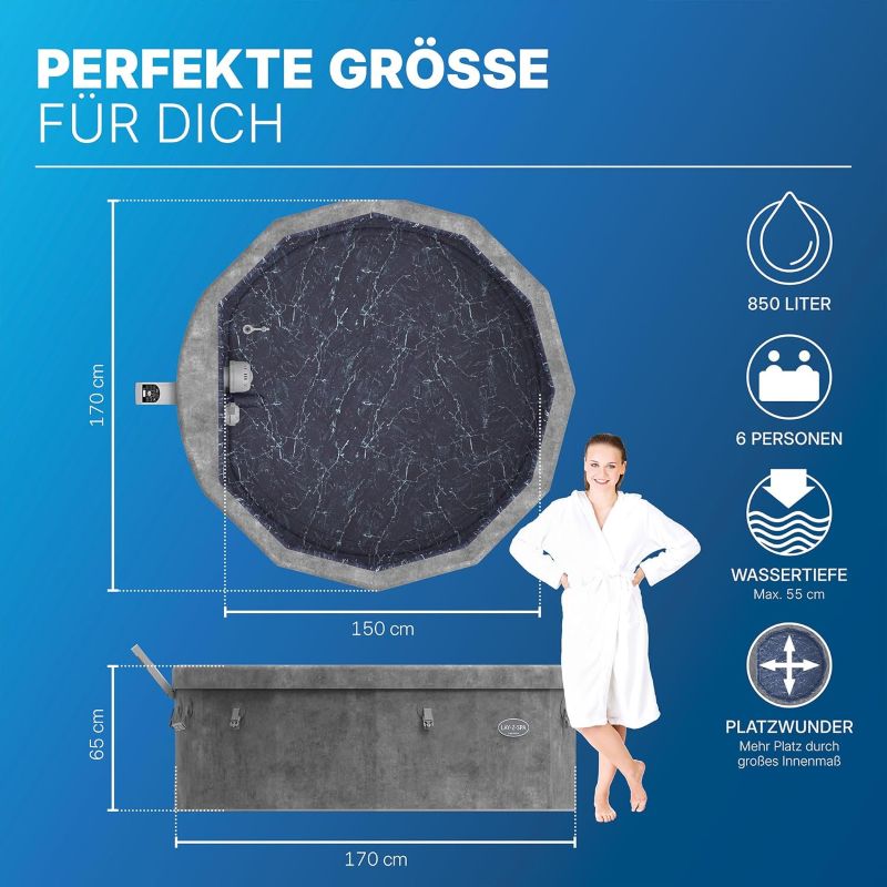 LAY Z SPA Carrara Whirlpool Größe s