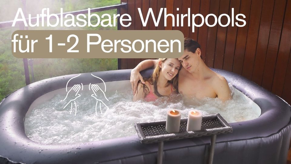 Aufblasbarer Whirlpool 1-2 Personen